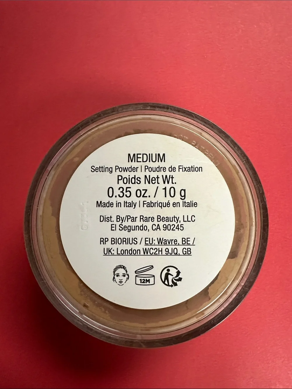 Rare Beauty Compact Setting Powder Medium - New Never Used